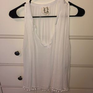 NWOT white tank top